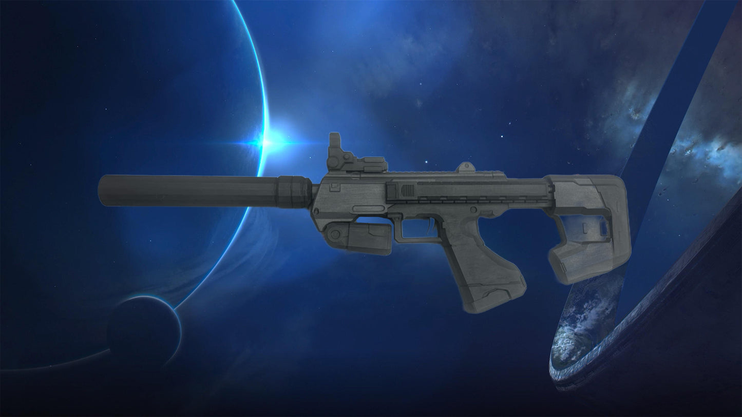 Halo SMG โ 3D Printed Cosplay Prop from the Halo Games (Full Scale Replica)