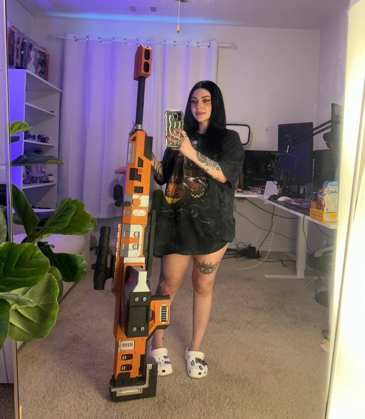 3D Printed Lifesized Kraber Sniper from APEX Legends ( non-functional )-Forged In Filament
