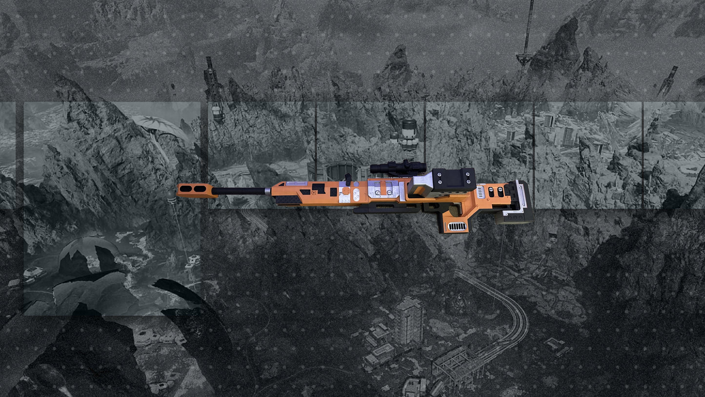 3D Printed Lifesized Kraber Sniper from APEX Legends ( non-functional )-Forged In Filament