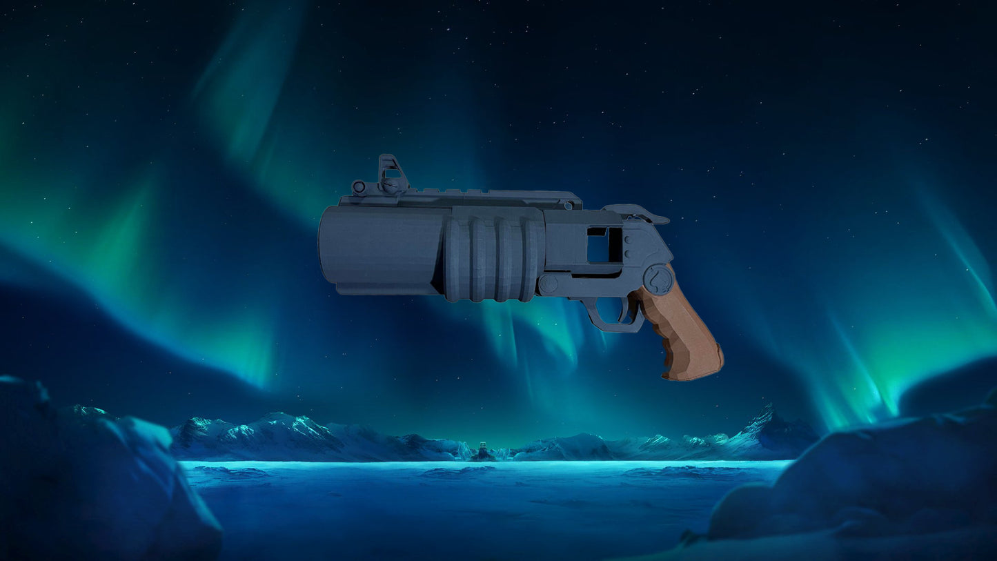 3D Printed Brimstone "MOLLY LAUNCHER" From Valorant Cosplay / Prop-Forged In Filament