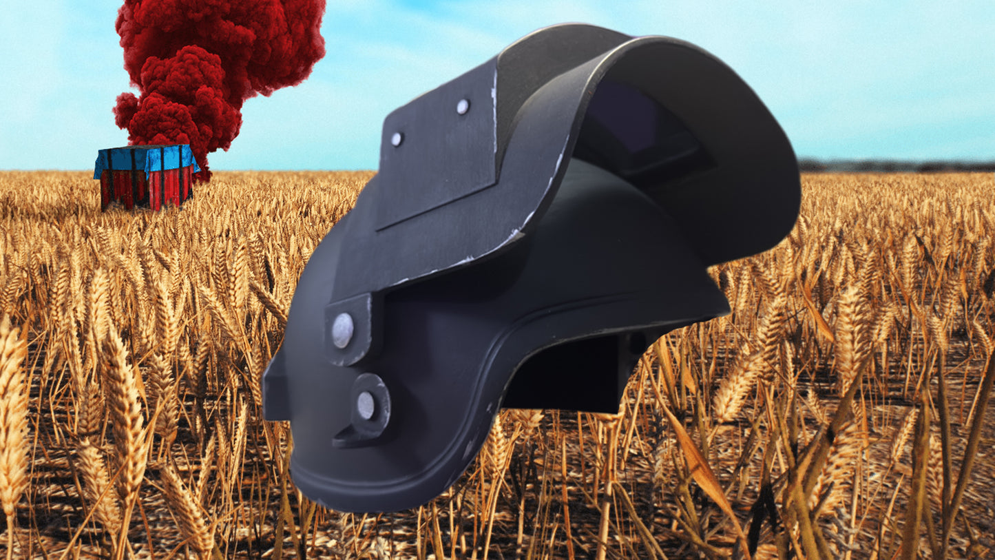 Level 3 Helmet – 3D Printed PUBG-Inspired Cosplay Prop (Full Scale Replica)