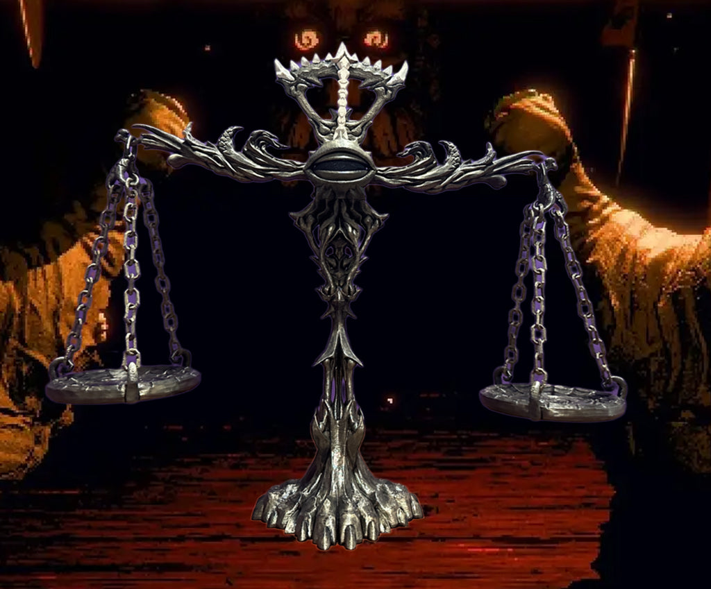 3D Printed Scale from the game Inscryption ( Functional )-Forged In Filament