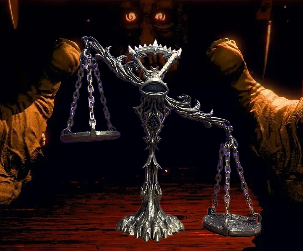 3D Printed Scale from the game Inscryption ( Functional )-Forged In Filament