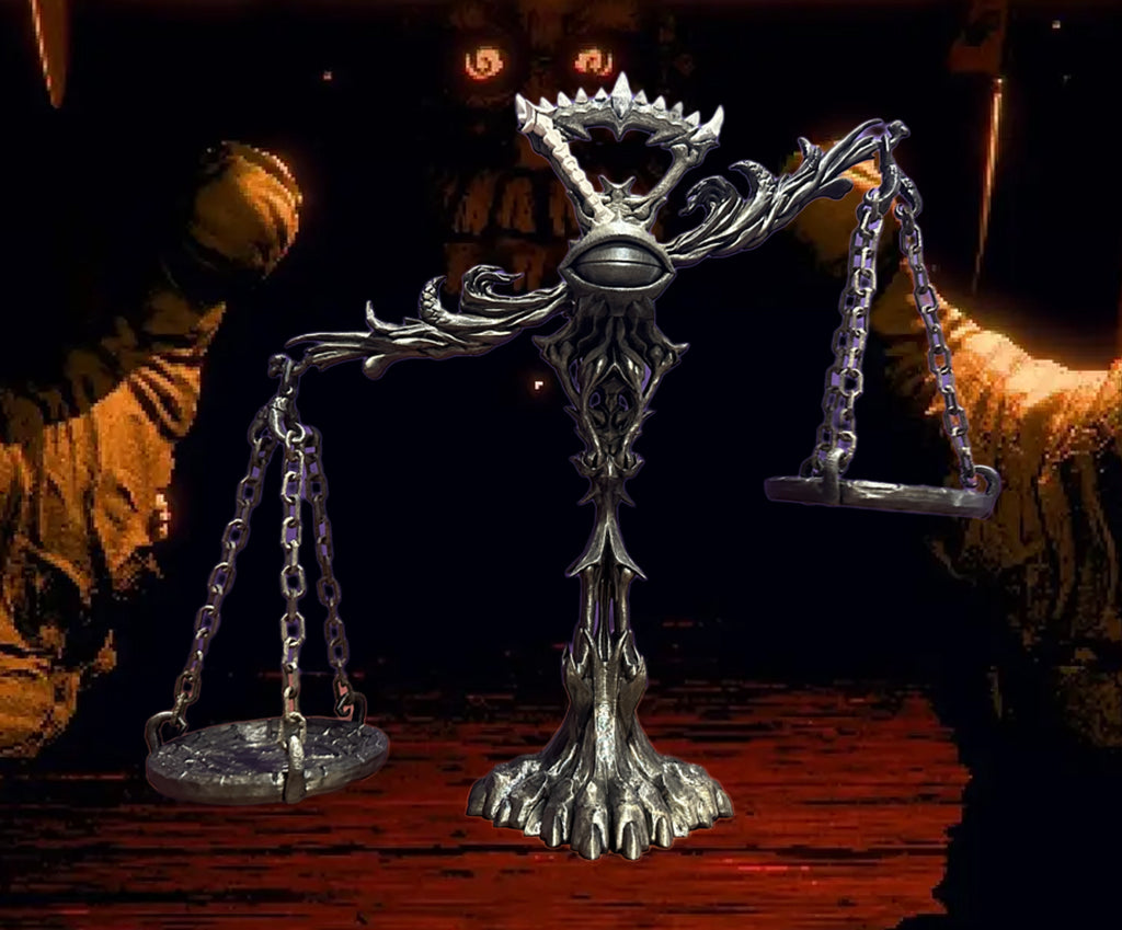 3D Printed Scale from the game Inscryption ( Functional )-Forged In Filament